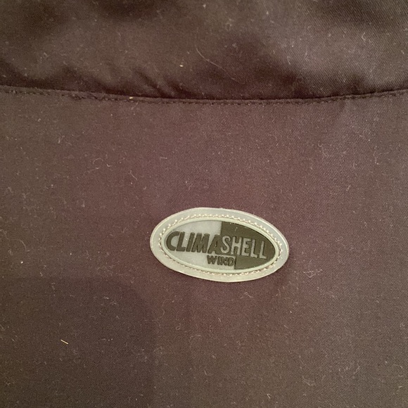Mens Vintage Black 1/4 zip Adidas’s Climashell Wind size Large - Picture 2 of 5